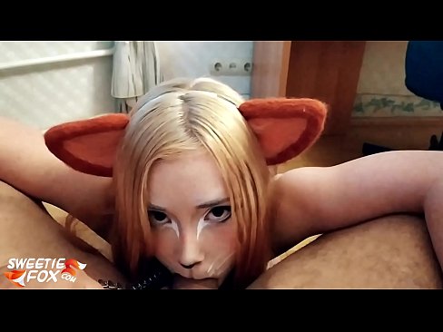 ❤️ Kitsune yutmak çük ve boşalmak içinde ona ağız ️❌ Porno videosu bizde ❌